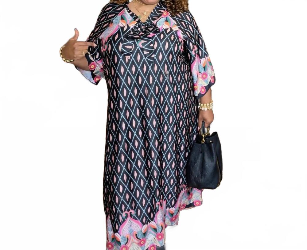 NEW GIGIO soft life maxi dress in black